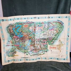 Vintage Disneyland Map circa 1962